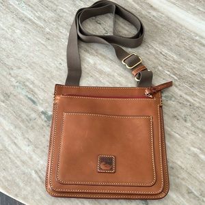 Dooney & Bourke Small Florentine Mallory Crossbody 9 x 9 in Natural
